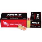 Atomic 448 Match 45 ACP 185gr SWC Ammunition