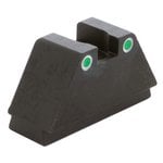 AmeriGlo Classic Green Tritium 2-Dot Rear Sight White Outlines .451 Inch for Glock GTR-115