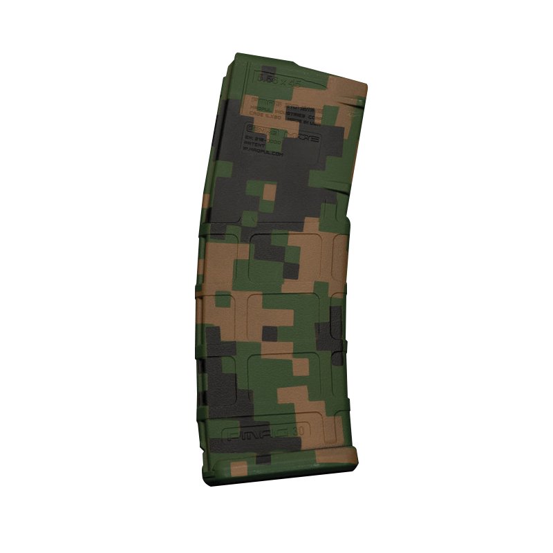 Weapon Works PMAG Gen M2 MOE 30rds 5.56x45mm/.223 Remington Magazine - Marpat Woodland Camo