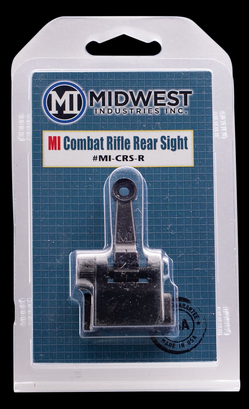 Midwest Industries MI-CRS-R Combat Rifle Flip-Up Rear Sight AR-15/M4/M16 Low Profile
