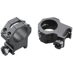 Weaver 4-Hole Skeleton Aluminum Scope Rings 1" X-High Matte