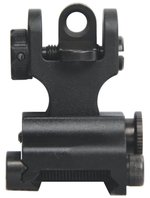 Samson Manual Folding Same Plane Aperture Sight - Black