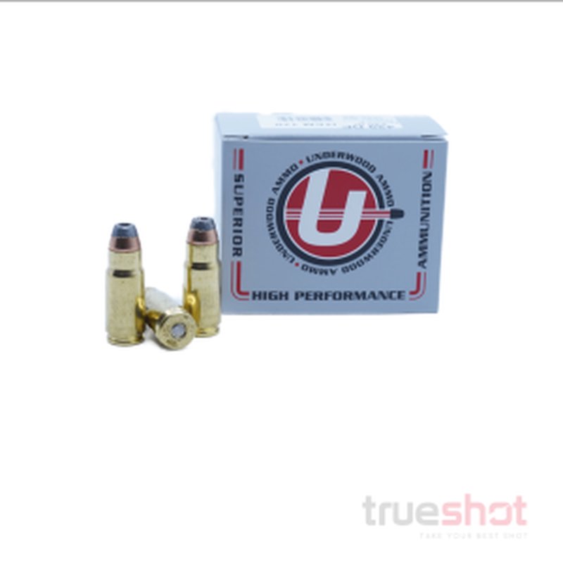 Underwood 429 DE 240 Grain JHP Ammunition Brass Case