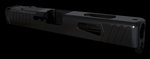 Rival Arms Precision Slide A1 QPQ Black 17-4 Stainless Doctor Cut Glock 17 Gen 3