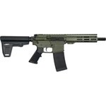 Great Lakes Firearms GLFA AR15 Pistol With Brace 223 Wylde 7.5 Inch Nitride OD Green