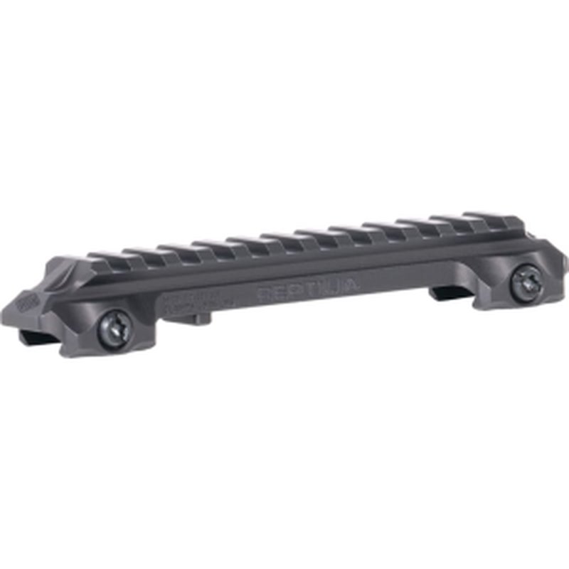 Reptilia LLC 100269 RMU Mount 12 Slot Black 7075-T6 Aluminum Mil-Spec 1913 Picatinny Rail Mount