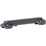 Reptilia LLC 100269 RMU Mount 12 Slot Black 7075-T6 Aluminum Mil-Spec 1913 Picatinny Rail Mount