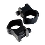 Nightforce X-Treme Duty Ultralite 6 Hole Picatinny 34mm Scope Rings Matte Black Extra-High