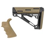 Hogue AR-15 / M16 Kit Beavertail Grip Collapsible Mil-Spec Stock FDE