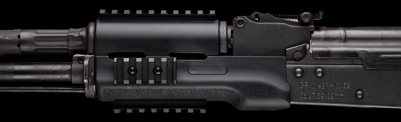 Hogue AK-47/AK-74 OverMolded Rubber Forend Handguard Black 74004