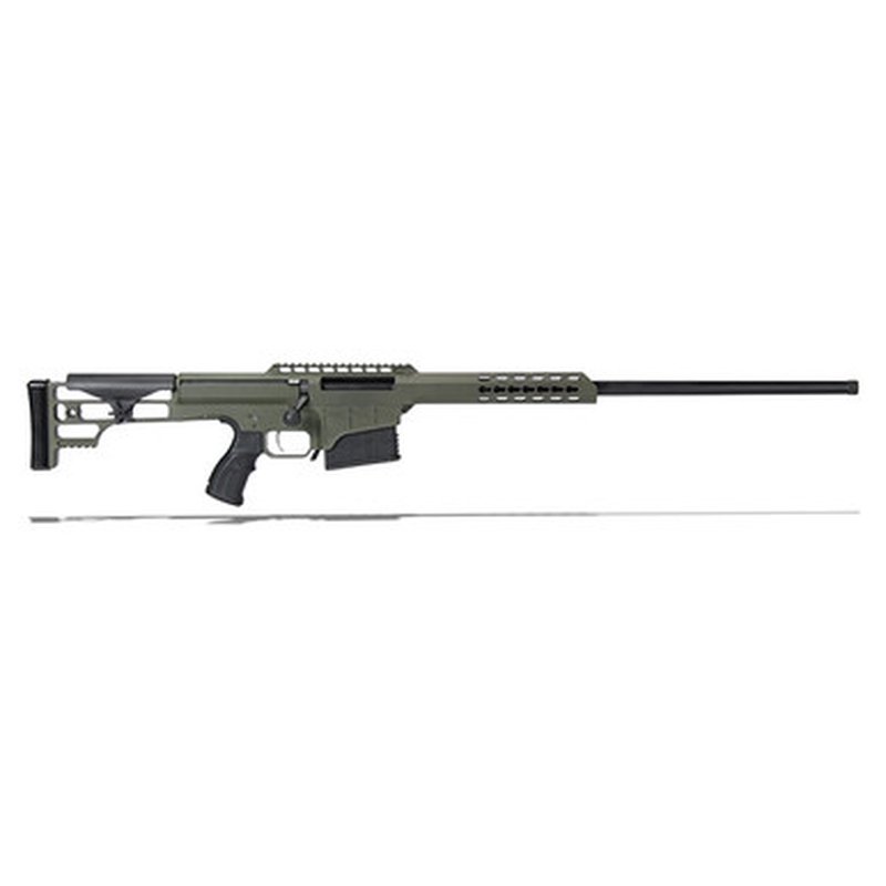 Barrett 98B Lightweight 338 Lapua Magnum Rifle System 24in Barrel OD Green Receiver