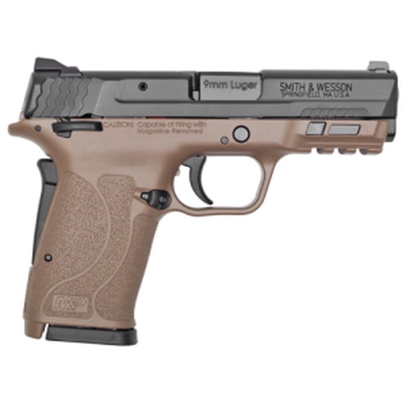 Smith & Wesson MP9 Shield EZ M2.0 9mm 3.675in Black/FDE 8rd