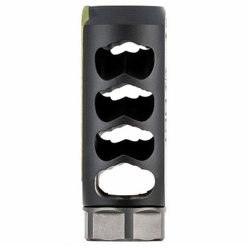 MDT Comp Brake 4-Port 5.56/6mm Muzzle Brake 3/4x24 Green