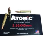 Atomic Ammunition 5.56x45mm NATO 62gr Hornady FMJ Bulk Pack