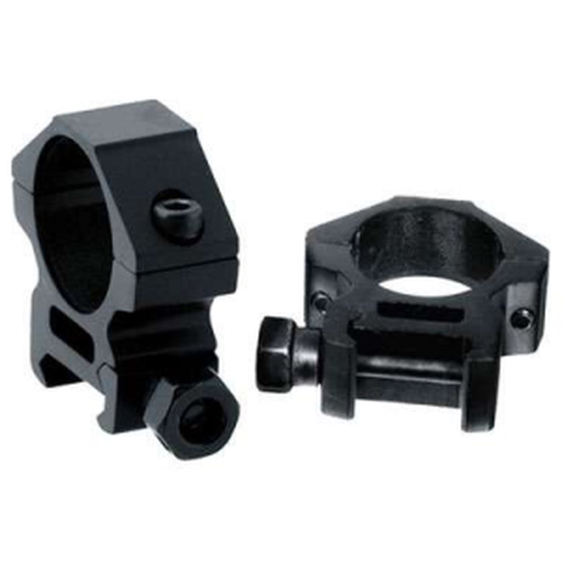 Leapers UTG ACCUSHOT 30mm Low Profile Picatinny/Weaver Rings, Matte Black