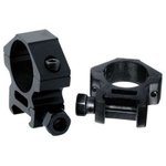 Leapers UTG ACCUSHOT 30mm Low Profile Picatinny/Weaver Rings, Matte Black