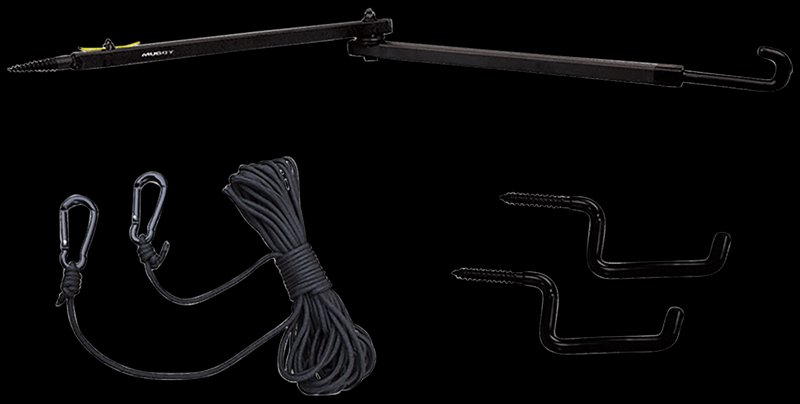Muddy MUDMA9045 Complete Stand Kit with Multi-Hanger and 30-Foot Hoist Rope