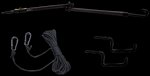 Muddy MUDMA9045 Complete Stand Kit with Multi-Hanger and 30-Foot Hoist Rope