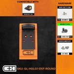 C&H Precision Weapons V4 Defender MIL/LEO Adapter Plate for RMR
