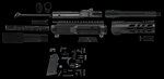 TacFire AR Platform 9mm Pistol Build Kit 7.5in Barrel M-LOK Handguard