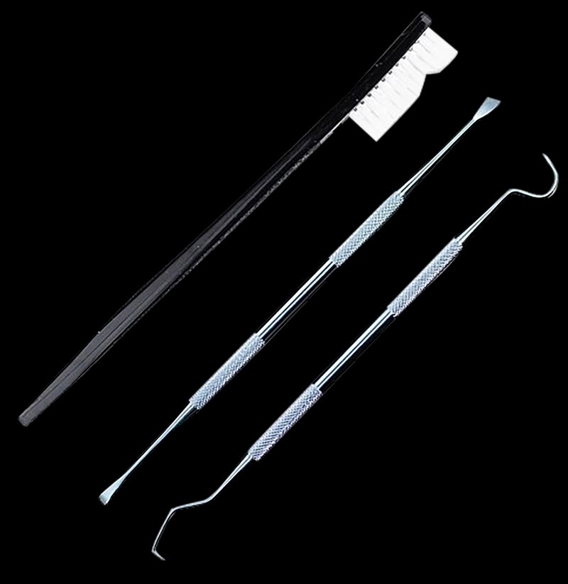 Kleen-Bore KBPBSET 3-piece gun cleaning pick & nylon brush tool set