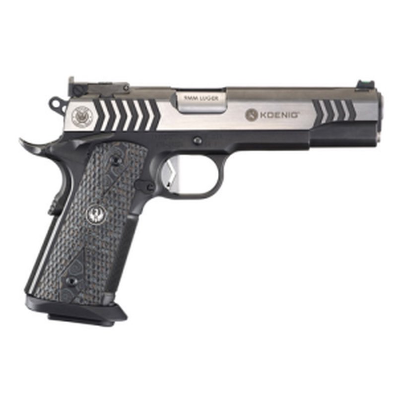 Ruger SR1911 Koenig Ultimate Champ 9mm 5 Inch Stainless 9rd