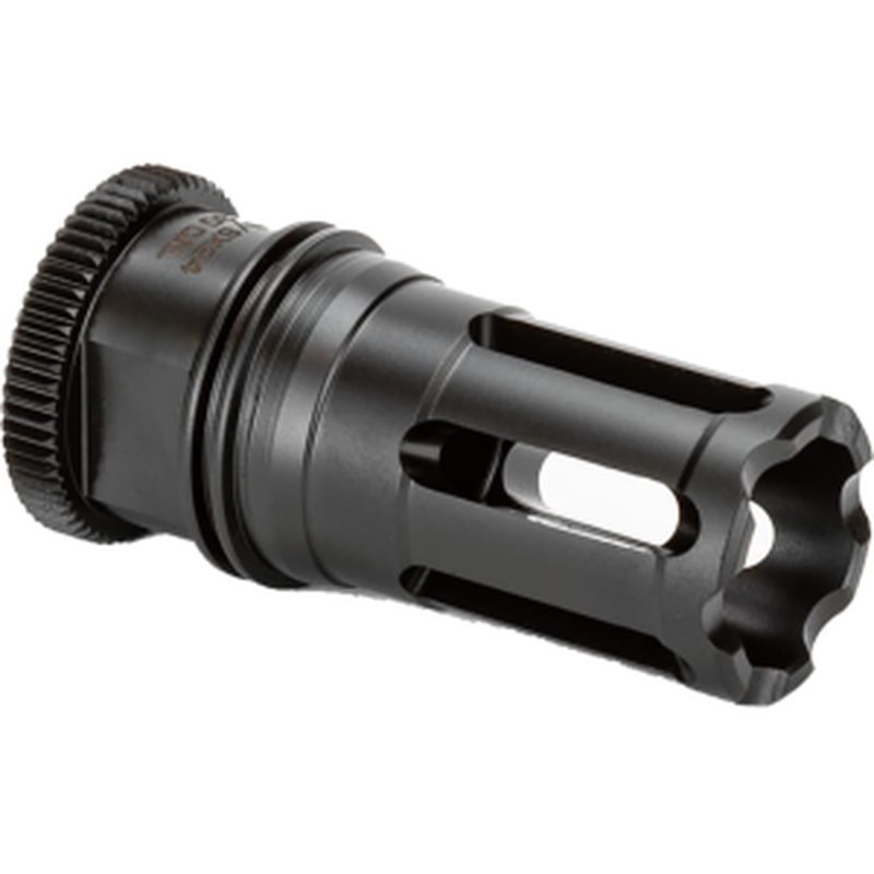Griffin Armament DUAL-LOK Closed Tine Flash Hider 7.62mm 5/8"-24 Thread Steel Black