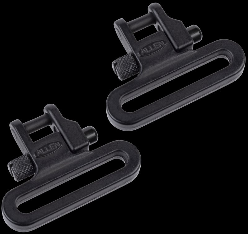 Allen 14510 Magnum Swivel Set 1" Black Steel Sling Swivels