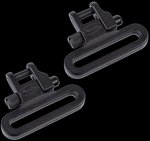 Allen 14510 Magnum Swivel Set 1" Black Steel Sling Swivels