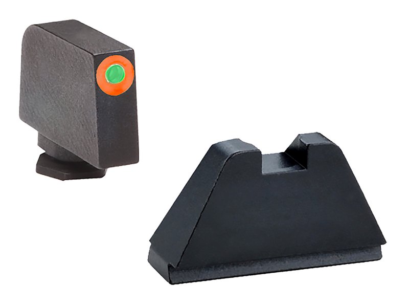 Ameriglo GL-511 Glock Optic Compatible Sight Set Tall Green Tritium