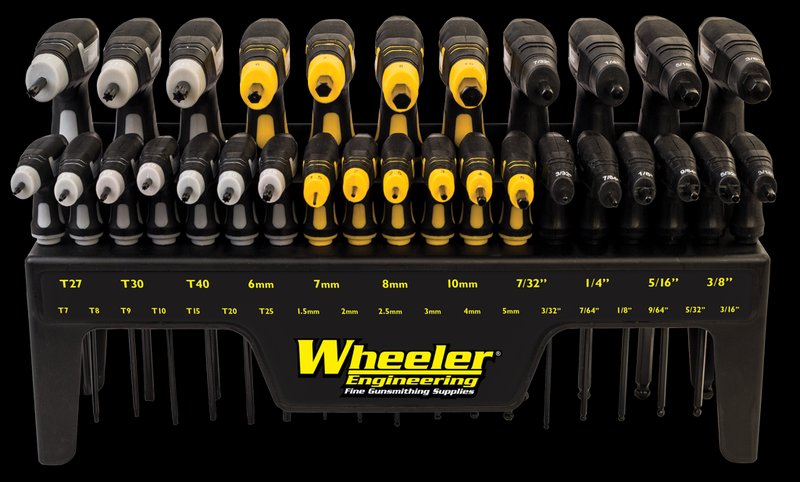 Wheeler 1081957 30-Piece SAE/Metric Hex & Torx P-Handle Driver Set