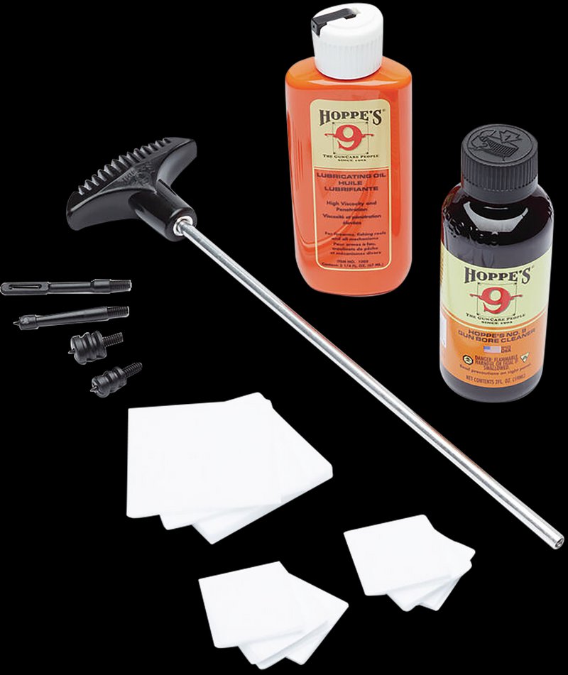 Hoppe's PCOB universal pistol cleaning kit (all calibers) solvent oil aluminum rod