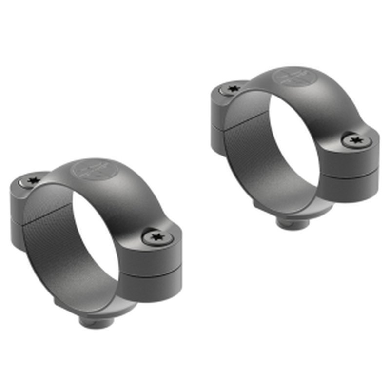 Leupold 51717 Quick Release Scope Ring Set Dual Dovetail Low 30mm Tube 0 MOA Matte Black Steel
