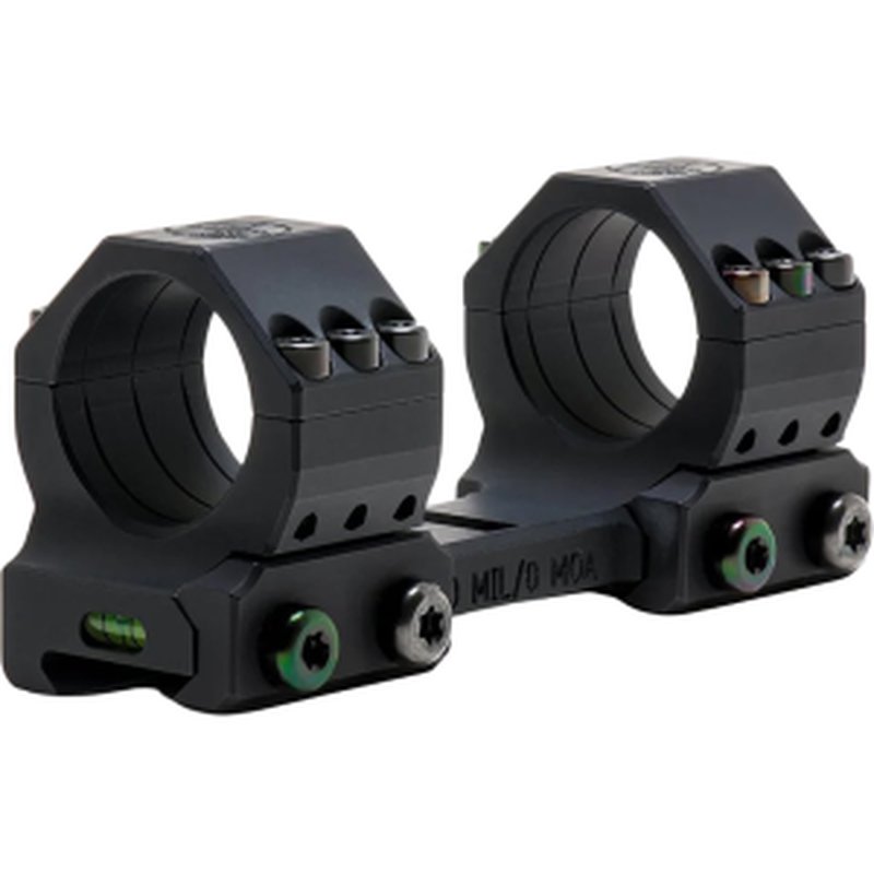 Tier One MonoMount Short Saddle 1-Piece Picatinny Scope Mount 20 MOA 34mm Rings Matte Black Medium
