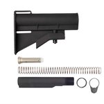 BRN AR-15 M4 MIL-SPEC Collapsible Buttstock Kit, Black