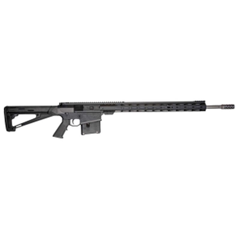 GLFA AR-10 Semi-Auto .30-06 24" 5-Round Rifle, Black Fixed Hogue Stock