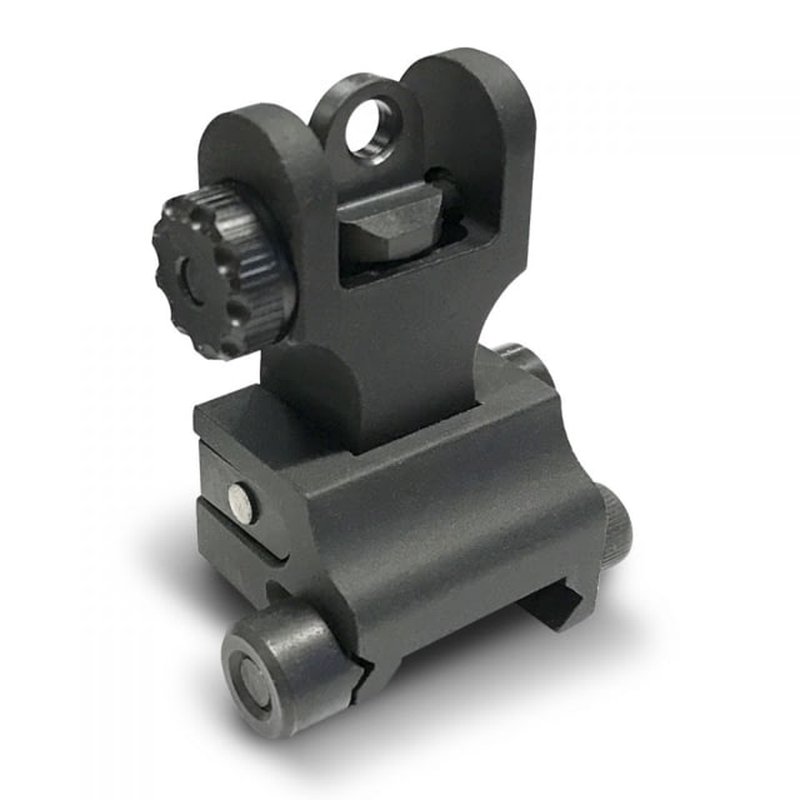 Samson True Back Up Top Mounted Deployable Rear Sight Black