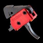 Patriot Ordnance Factory Drop-In Single-Stage Curved AR Trigger 4.5 lb Pull 00457