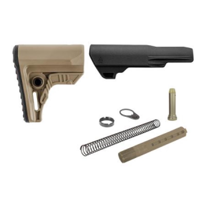 Leapers AR15 Ops Ready S4 Mil-Spec Stock Kit (S4) - Flat Dark Earth