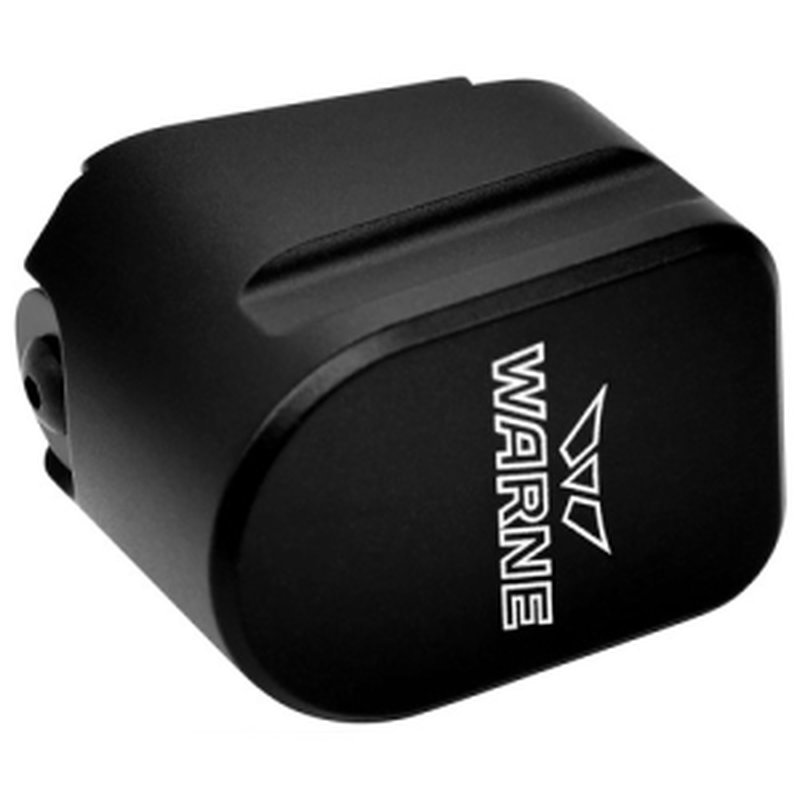 Warne Glock 43 +4 Magazine Extension (Black) — Aluminum