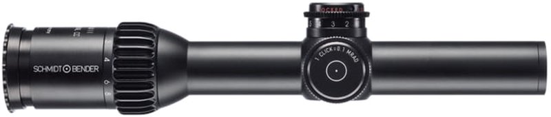 Schmidt & Bender 1-8x24 PM II ShortDot Dual CC MDR-T6 1cm ccw ST LT MTC / ST LT ZC Rifle Scopes