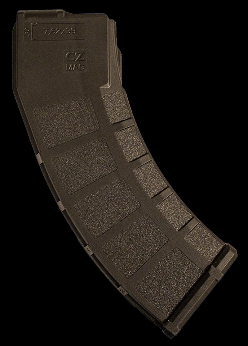 CZ Bren 2 Magazine 7.62x39mm 30-Round Black Polymer with Round-Count Window