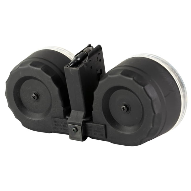 KCI USA AR-15 5.56 100rd Gen 2 Drum Magazine Black Polymer