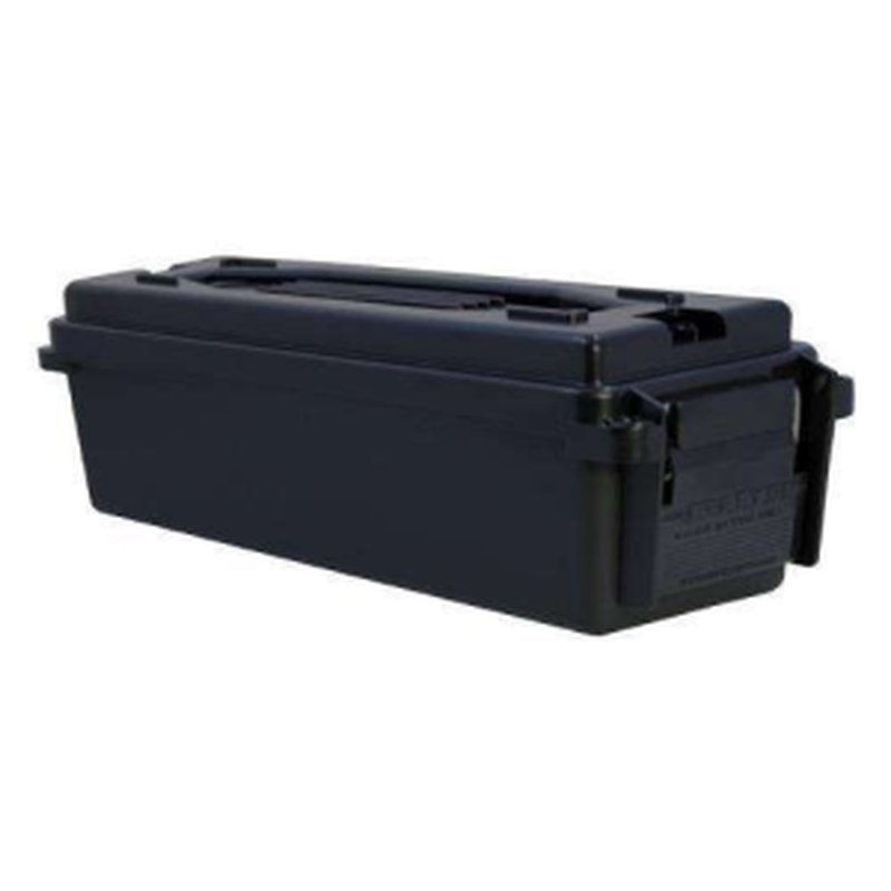 Berrys 56235 20 Cal Ammo Can Plastic Storage Container, Black 4-Pack