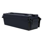 Berrys 56235 20 Cal Ammo Can Plastic Storage Container, Black 4-Pack