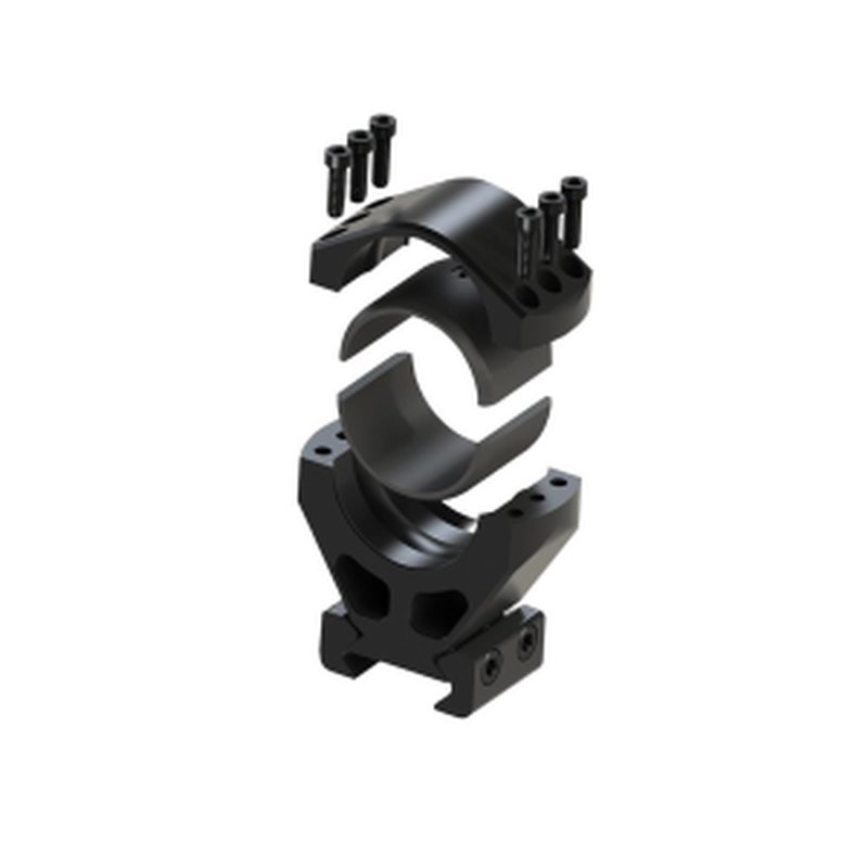 Burris XTR Signature Scope Ring Set 1-Inch Height Matte Steel Pos-Align