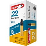 Aguila 1B220332 Standard Velocity 22 Long Rifle (LR) 40 GR Solid Point - 2000 Round Case