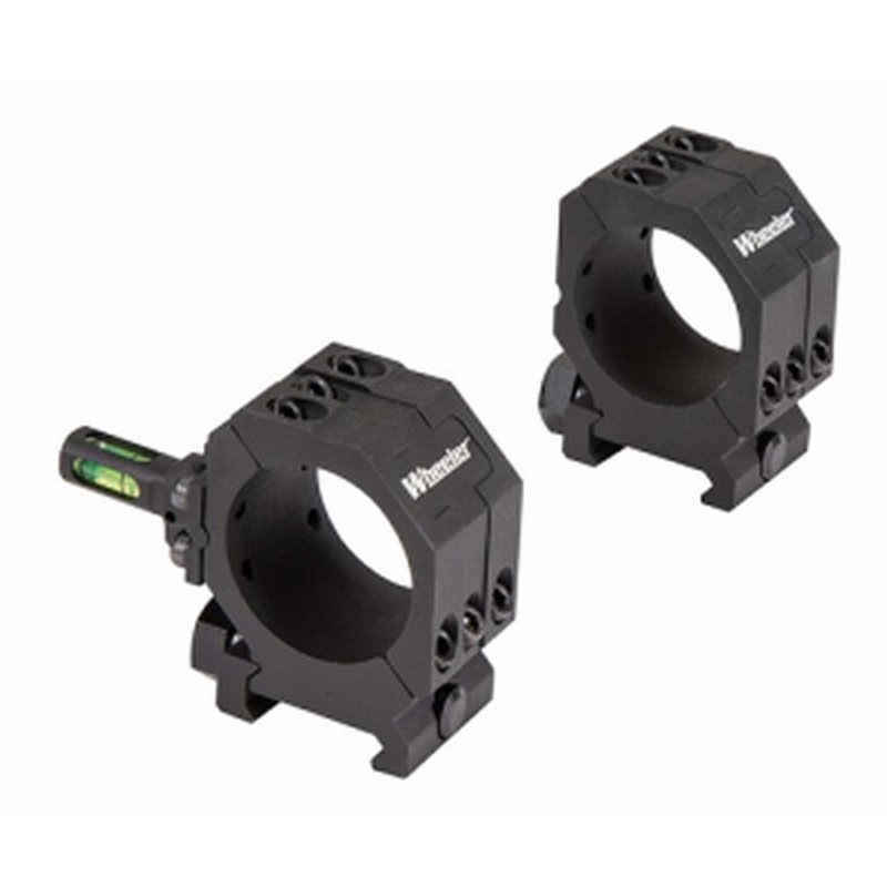 Wheeler Pic Rail Scope Rings 30mm Low Matte Black