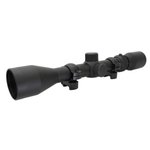 Weaver 3-9x40mm Riflescope with Dual-X Reticle and Scope Rings