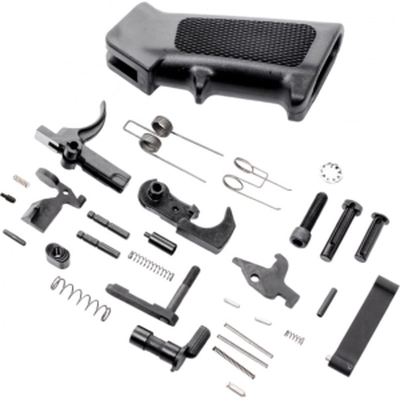 CMMG 55CA6B8 Lower Parts Kit AR-15 Single-Stage Trigger Ambidextrous Lever Safety Black